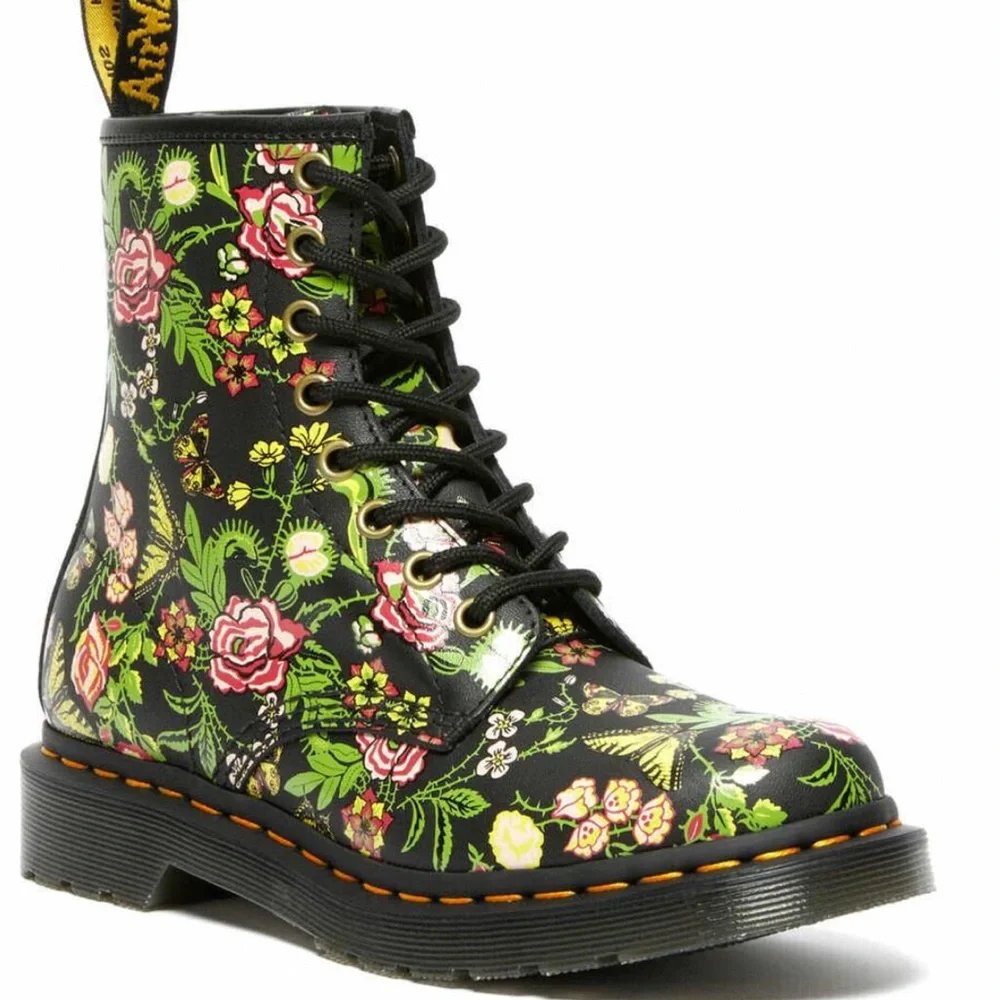 Dr. Martens 1460 floral bloom combat boots - Picture 1 of 6